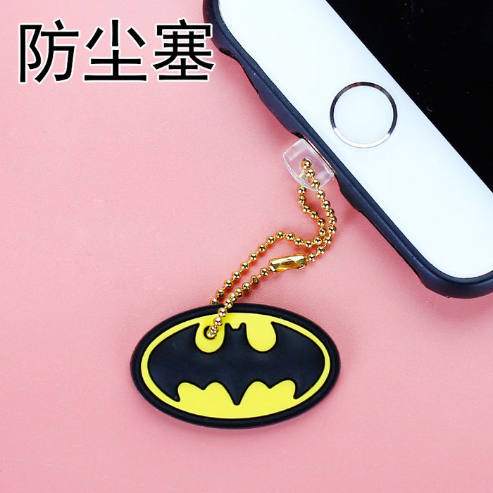 Wholesale Mobile Phone Dust Plug PVC Cute Cartoon Pendant MOQ≥3 JDC-PC-ZhongJ003