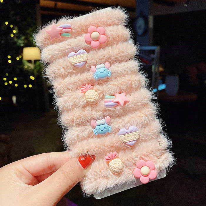 Jewelry WholesaleWholesale plush kids cartoon hair ring (F) JDC-HS-DingS002 Hair Scrunchies 鼎硕 %variant_option1% %variant_option2% %variant_option3%  Factory Price JoyasDeChina Joyas De China