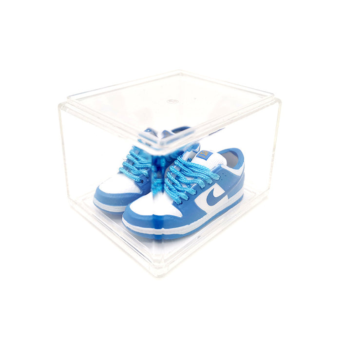 Wholesale Enamel Sneakers Plastic Transparent Box Keychains Ornaments JDC-KC-TuoH007