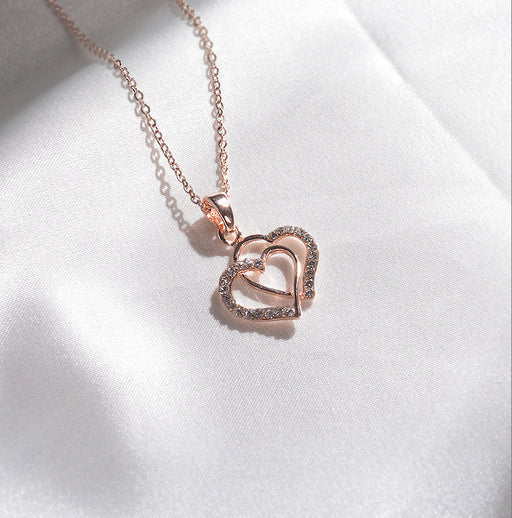 Jewelry WholesaleWholesale diamond hollow heart necklace women JDC-NE-XunO010 necklaces 循欧 %variant_option1% %variant_option2% %variant_option3%  Factory Price JoyasDeChina Joyas De China