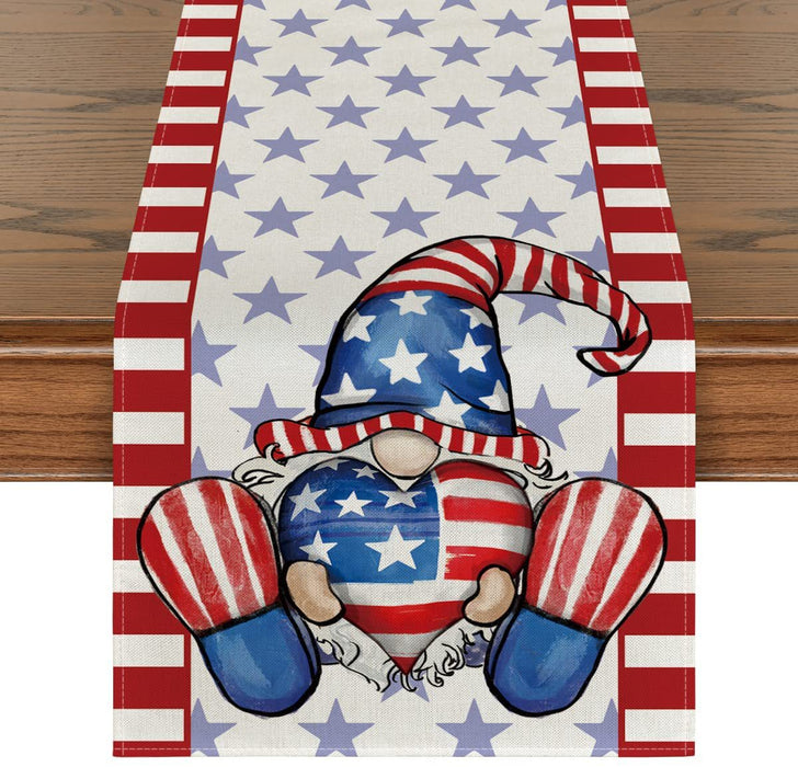 Wholesale 4th of July Independence Day Linen Dinner Table Coaster MOQ≥2 JDC-TC-OuH003