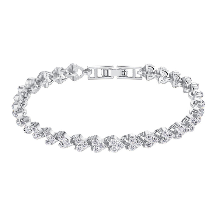 Jewelry WholesaleWholesale temperament full diamond single row bracelet JDC-BT-F926 Bracelet 韩之尚 %variant_option1% %variant_option2% %variant_option3%  Factory Price JoyasDeChina Joyas De China