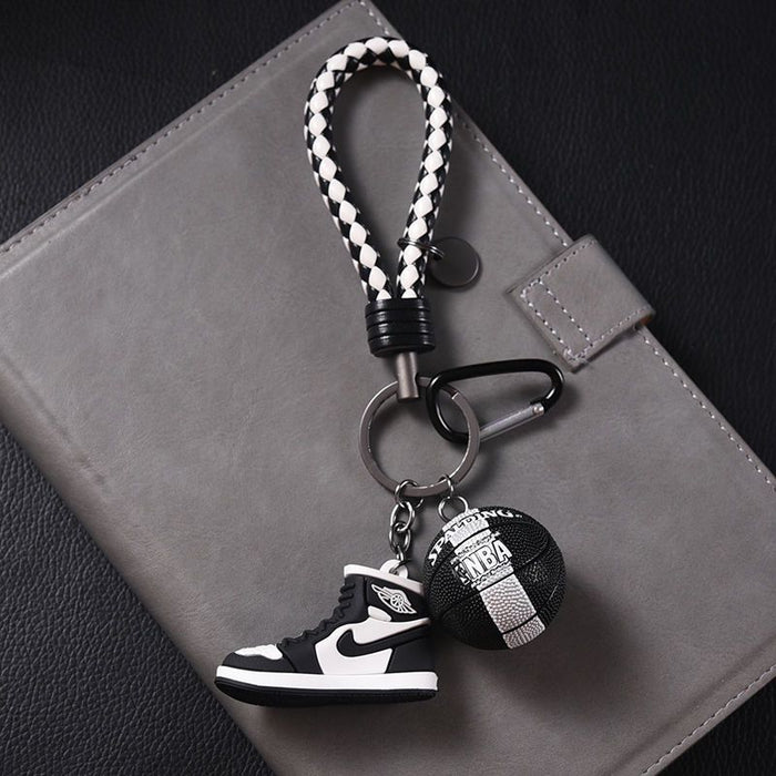 Wholesale Basketball Sneakers Silicone Lanyard Keychain (F) MOQ≥5 JDC-KC-Xuy001