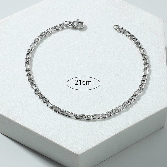 Jewelry WholesaleWholesale silver O-shaped stainless steel bracelet JDC-BT-MiMeng036 Bracelet 米萌 %variant_option1% %variant_option2% %variant_option3%  Factory Price JoyasDeChina Joyas De China