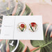 Jewelry WholesaleWholesale S925 Silver Needle Round Transparent Geometric Dried Flower Rose Earrings JDC-ES-XuanY007 Earrings 宣妍 %variant_option1% %variant_option2% %variant_option3%  Factory Price JoyasDeChina Joyas De China