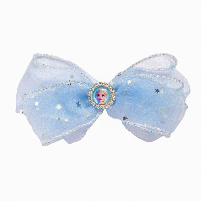 Wholesale hairpin yarn material children's bow ribbon JDC-HC-LLJ004