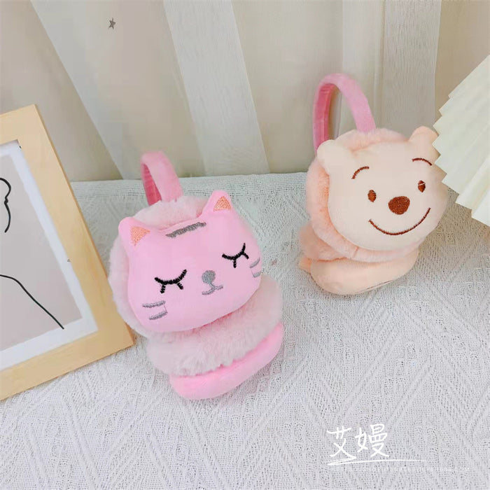 Wholesale Earmuff Plush Warm Winter Thick Cute Cartoon (M) MOQ≥3 JDC-EF-AiMan005