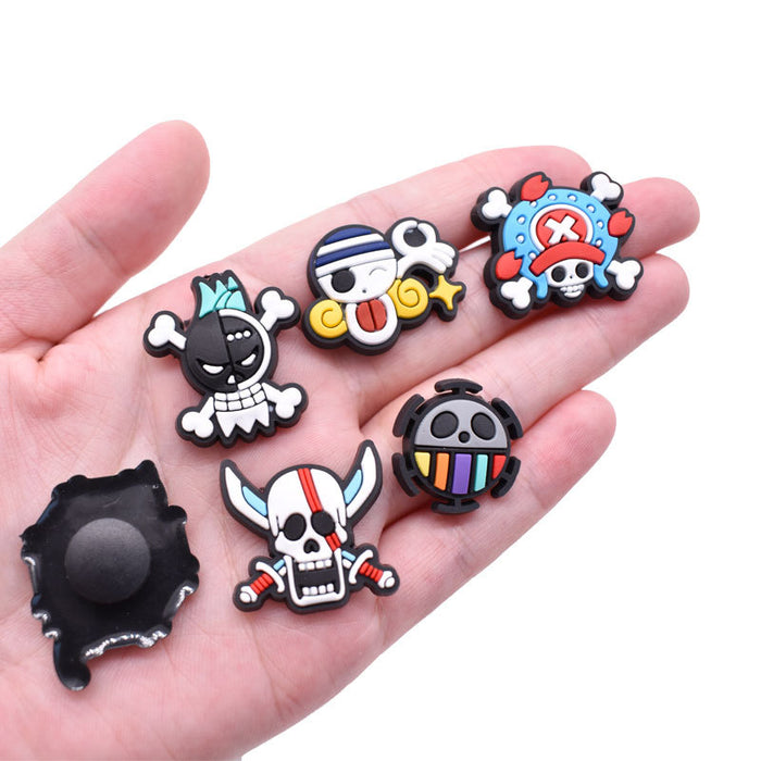 Wholesale Random 100pcs Cartoon Cute PVC DIY Accessories Croc Charms (M) JDC-CCS-RYY047