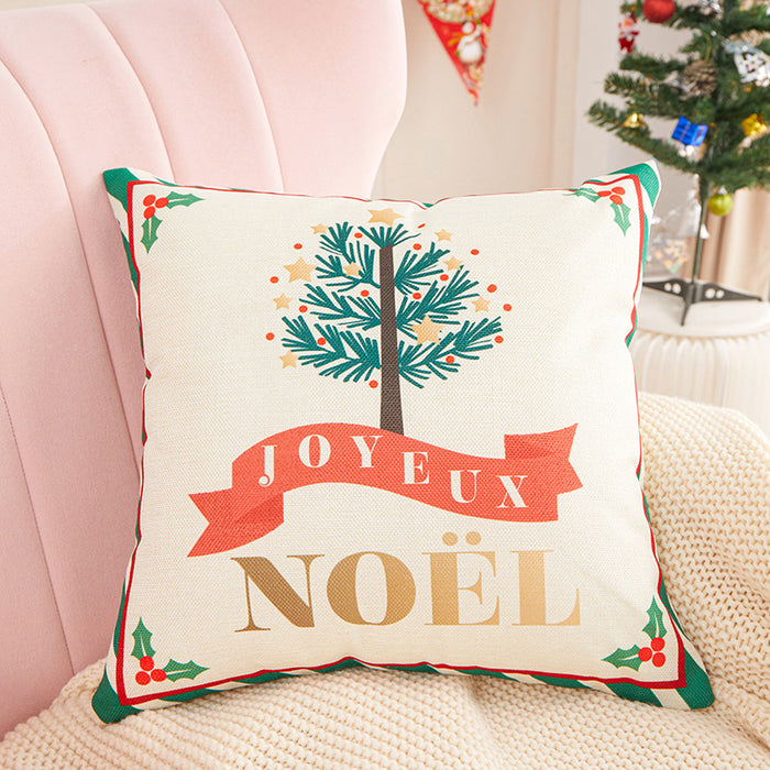 Wholesale Pillowcase Polyester Printed Christmas Tree JDC-PW-RRL005