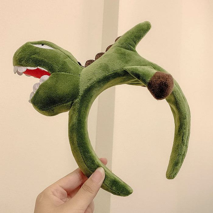 Wholesale dinosaur crab face wash super cute cute cartoon funny headband MOQ≥2 JDC-HD-YuYue001