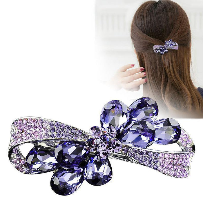 Jewelry WholesaleWholesale Simple Rhinestone Small Spring Clip Hairpin JDC-HC-DLA002 Hair Clips 迪丽奥 %variant_option1% %variant_option2% %variant_option3%  Factory Price JoyasDeChina Joyas De China