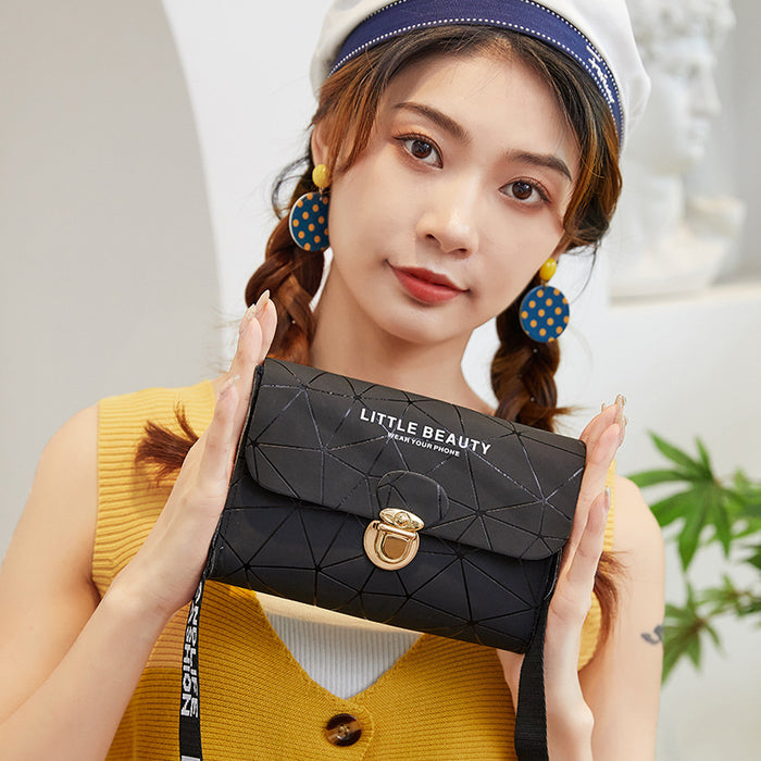 Jewelry WholesaleWholesale one shoulder messenger women's bag triangle colorful small square bag JDC-HB-Chunmei001 Handbags 纯美 %variant_option1% %variant_option2% %variant_option3%  Factory Price JoyasDeChina Joyas De China