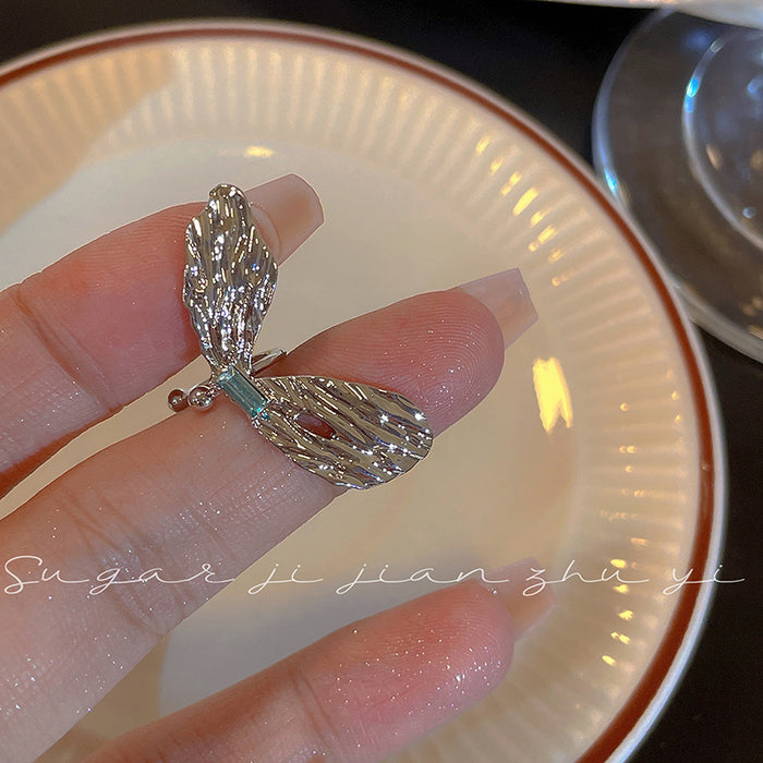 Wholesale Earrings Alloy Butterfly Wings Ear Clips JDC-ES-PD005