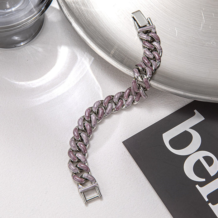 Wholesale Bracelet Titanium Hip Hop Cuban Bracelet JDC-BT-ChenY027