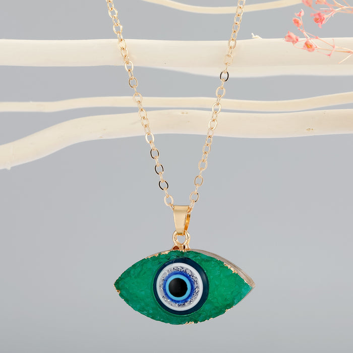 Jewelry WholesaleWholesale Demon Eye Plastic Resin Necklace MOQ≥6 JDC-NE-Juej002 Necklaces 觉际 %variant_option1% %variant_option2% %variant_option3%  Factory Price JoyasDeChina Joyas De China