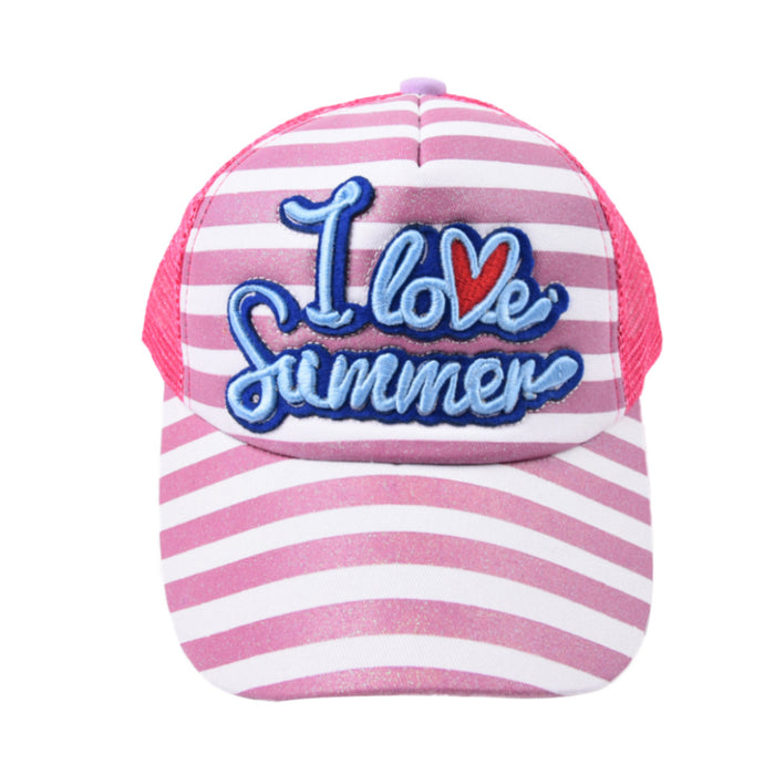 Wholesale children's three-dimensional embroidered alphabet baseball cap cartoon MOQ≥2 JDC-FH-WenR016