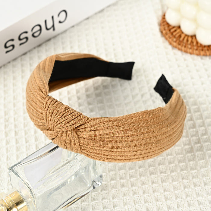 Wholesale black fabric headband MOQ≥2 JDC-HD-wuxuan004