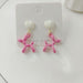 Jewelry WholesaleWholesale green puppy alloy stud earrings JDC-ES-HZQ007 Earrings 青之荷 %variant_option1% %variant_option2% %variant_option3%  Factory Price JoyasDeChina Joyas De China