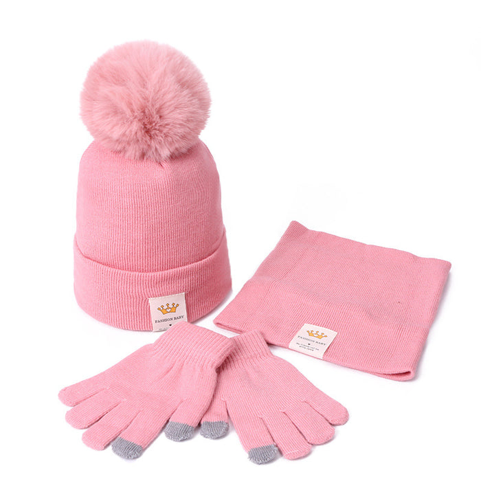 Wholesale HhmqViviiyNSAyin6WueWt7OIAiJkAM5rjpjsats Scarves Gloves Three-piece Cotton Acrylic Thickening Warm Children JDC-SF-Kaip013