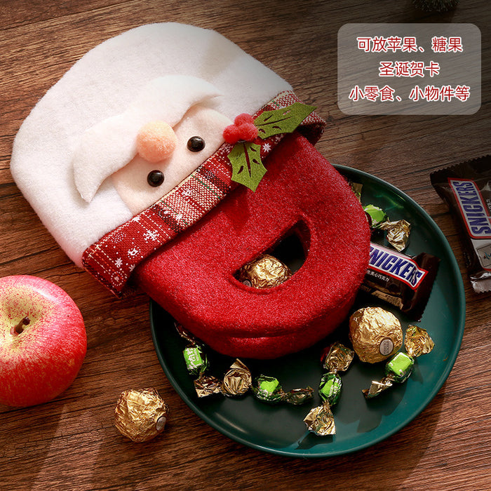 Wholesale Gift Bag Christmas Cloth Candy Bag Apple Bag MOQ≥2 JDC-GB-QiaoC004