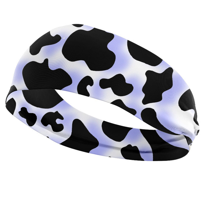 Wholesale Headband Polyester Spandex Athletic High Stretch Cow JDC-HD-KuS004