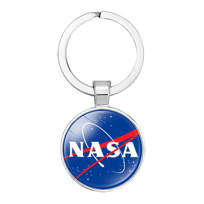 Wholesale NASA Glass Alloy Keychain JDC-KC-NH001