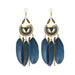 Jewelry WholesaleWholesale alloy feather long rice bead earrings JDC-ES-daiq017 Earrings 黛茜 %variant_option1% %variant_option2% %variant_option3%  Factory Price JoyasDeChina Joyas De China