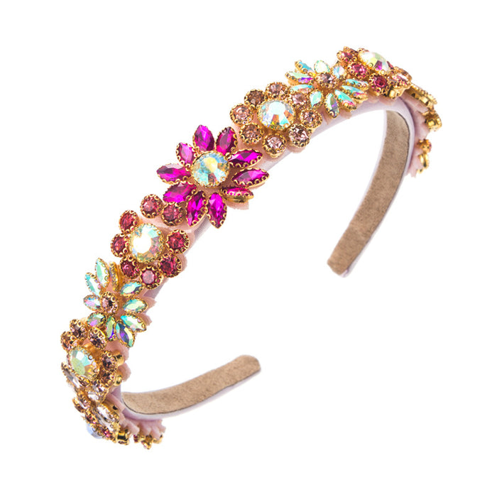 Wholesale Baroque Shiny Crystal Headband JDC-HD-Heim020