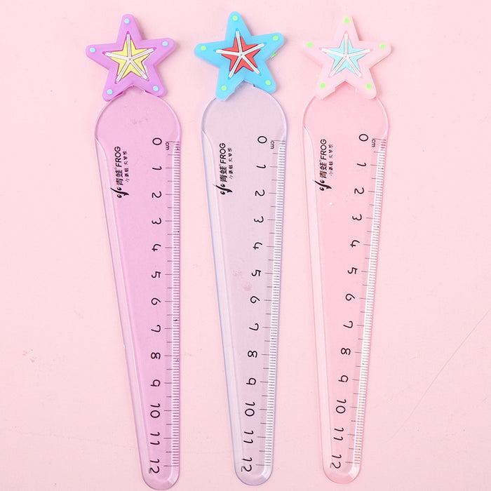 Wholesale Ruler ABS Soft Adhesive Creative Cartoon Carrots JDC-RR-MPai001