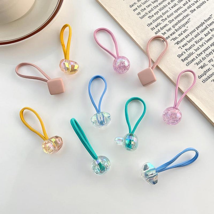 Wholesale children's rubber band head rope does not hurt hair tie JDC-HS-QiaHan001