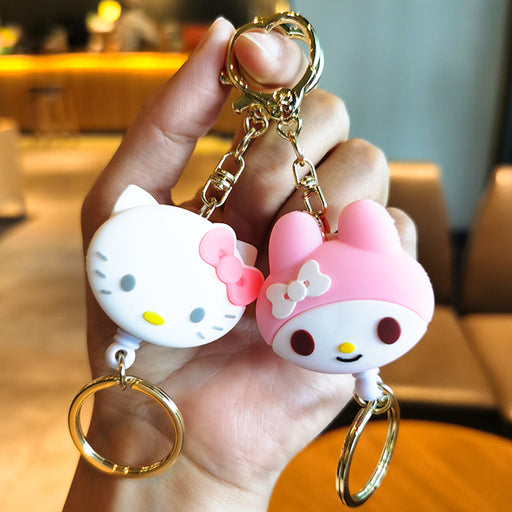 Jewelry WholesaleWholesale Cartoon Silicone Retractable Keychain (M) MOQ≥2 JDC-KC-YMeng006 Keychains 佚梦 %variant_option1% %variant_option2% %variant_option3%  Factory Price JoyasDeChina Joyas De China