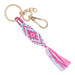 Jewelry WholesaleWholesale cotton thread color matching hand woven tassel miyuki Keychain  JDC-KC-Yuxz018 Keychains 煜星珠 %variant_option1% %variant_option2% %variant_option3%  Factory Price JoyasDeChina Joyas De China