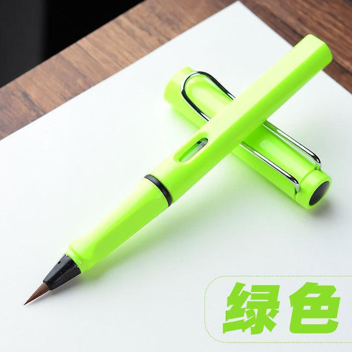 Wholesale Portable Ink Sac Plastic Nylon Hair Brush Pen JDC-PEN-Yongx006