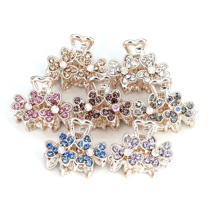 Jewelry WholesaleWholesale crystal flower alloy diamond-encrusted hairpin JDC-HC-HG005 Hair Clips 花顾 %variant_option1% %variant_option2% %variant_option3%  Factory Price JoyasDeChina Joyas De China