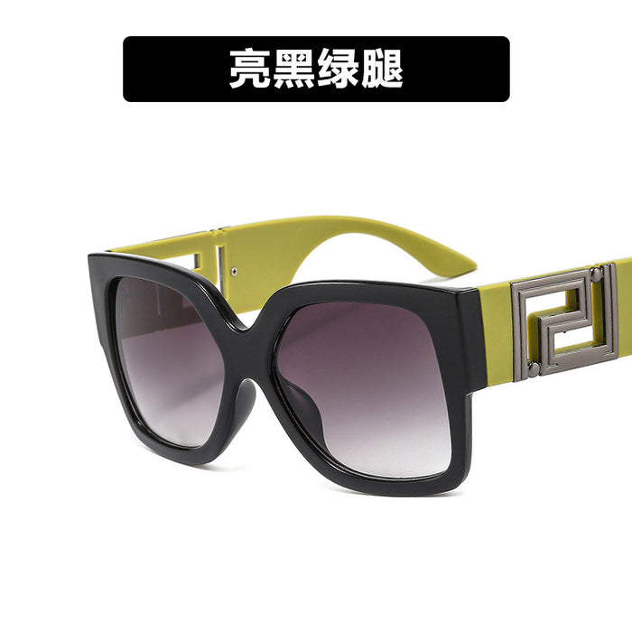 Jewelry WholesaleWholesale large frame square anti UV fashion sunglasses JDC-SG-PLS058 Sunglasses 普琳丝 %variant_option1% %variant_option2% %variant_option3%  Factory Price JoyasDeChina Joyas De China