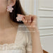 Jewelry WholesaleWholesale acrylic rhinestone flower earrings JDC-ES-Lfm020 Earrings 珞芙梦 %variant_option1% %variant_option2% %variant_option3%  Factory Price JoyasDeChina Joyas De China