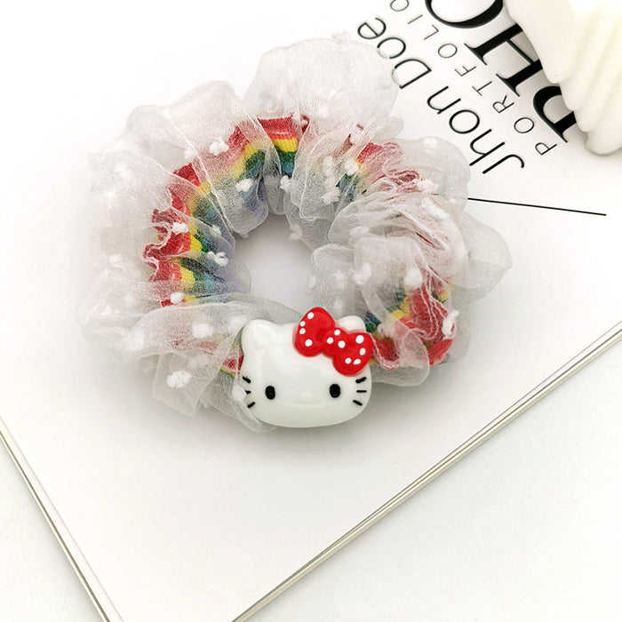 Wholesale cute card hair accessories large intestine ring head rope MOQ≥2 JDC-HS-SXD008