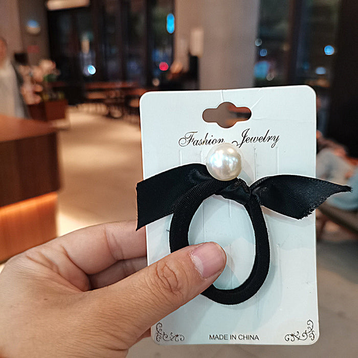 Jewelry WholesaleWholesale Pearl Hair Ring Towel Ring Seamless Hair ScrunchiesJDC-HS-Linxiu001 Hair Scrunchies 灵秀 %variant_option1% %variant_option2% %variant_option3%  Factory Price JoyasDeChina Joyas De China