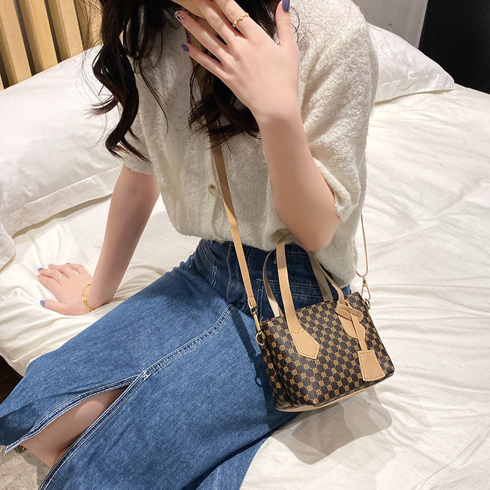 Jewelry WholesaleWholesale lattice Tote Bag New Fashion Handbag JDC-HB-Xinc001 Handbags 狮岭鑫 %variant_option1% %variant_option2% %variant_option3%  Factory Price JoyasDeChina Joyas De China