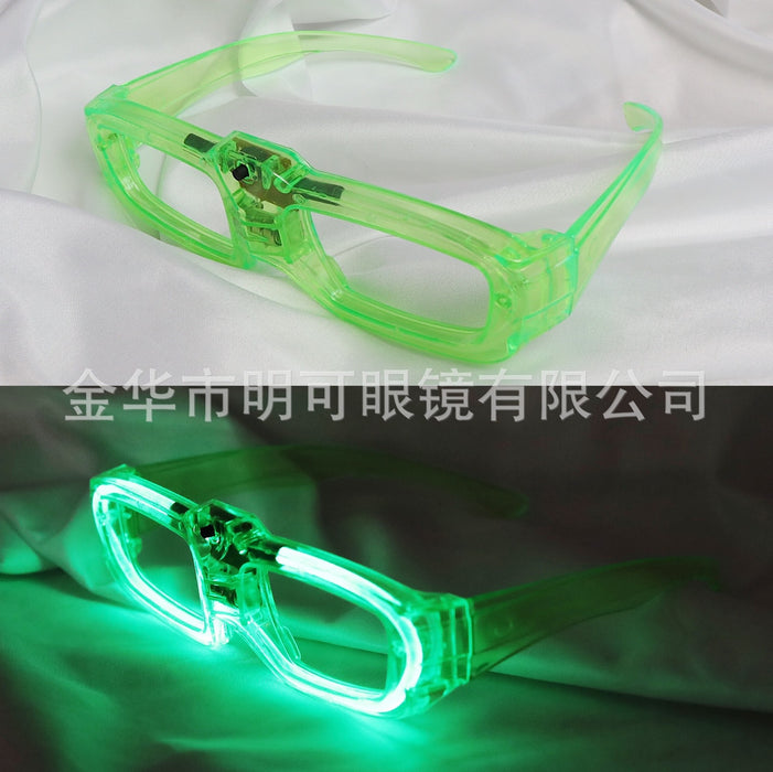 Jewelry WholesaleWholesale three-stop flash luminescent glasses JDC-SG-MingK005 Sun Glasses 明可 %variant_option1% %variant_option2% %variant_option3%  Factory Price JoyasDeChina Joyas De China