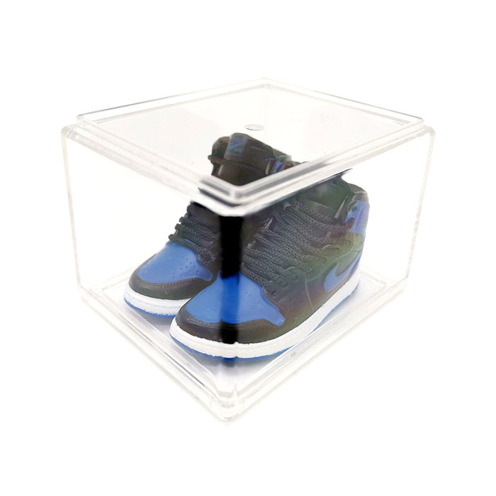 Wholesale Enamel Sneakers Plastic Transparent Box Keychains Ornaments JDC-KC-TuoH008