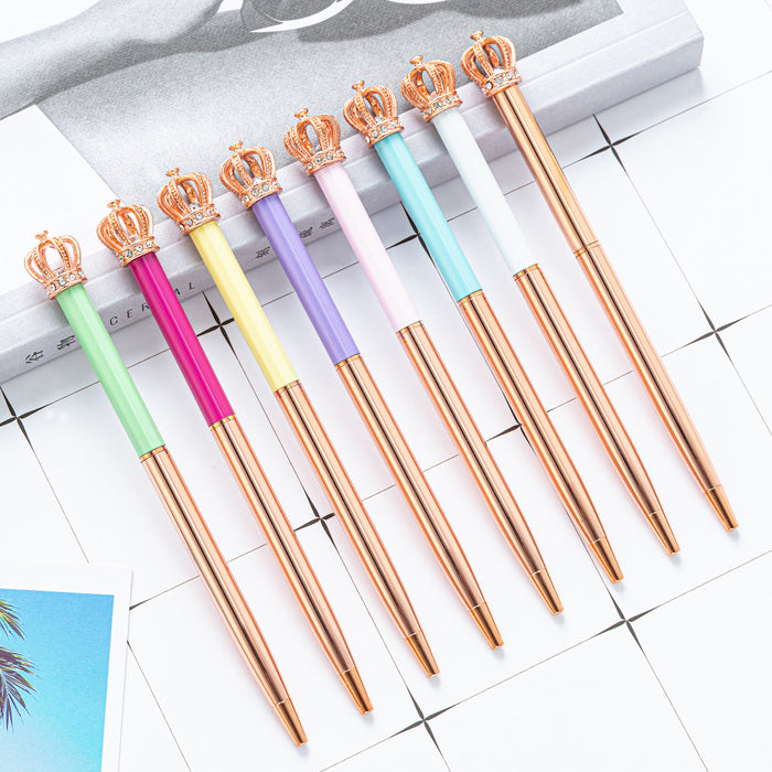 Wholesale Crown Metal Ballpoint Pen MOQ≥2 JDC-BP-Huah057