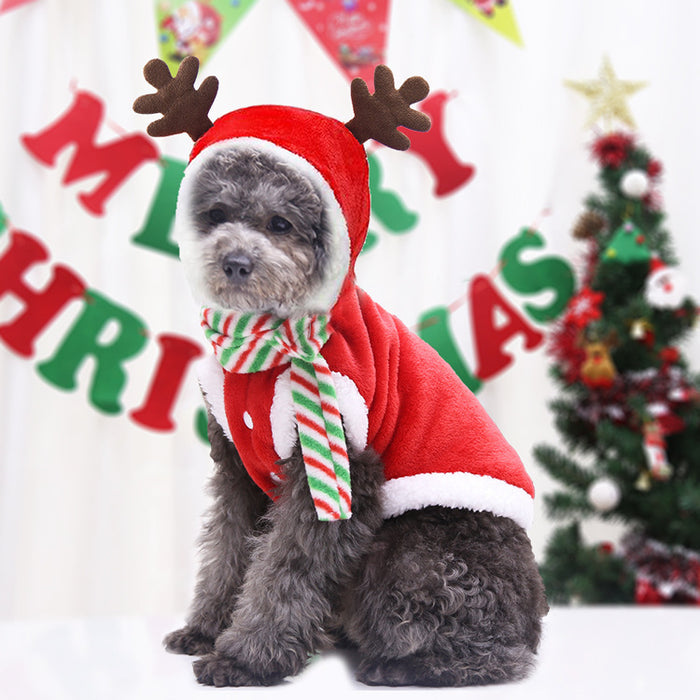 Wholesale Christmas Pet Cotton Clothes JDC-PC-Qimiao004