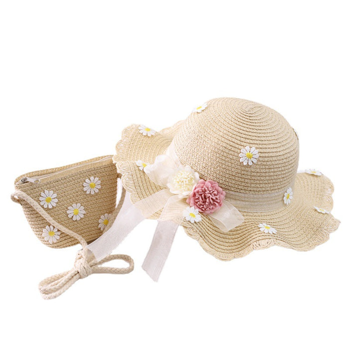 Jewelry WholesaleWholesale straw ribbon flower sunshade fisherman hat JDC-FH-Andie005 Fashionhat 暗蝶 %variant_option1% %variant_option2% %variant_option3%  Factory Price JoyasDeChina Joyas De China