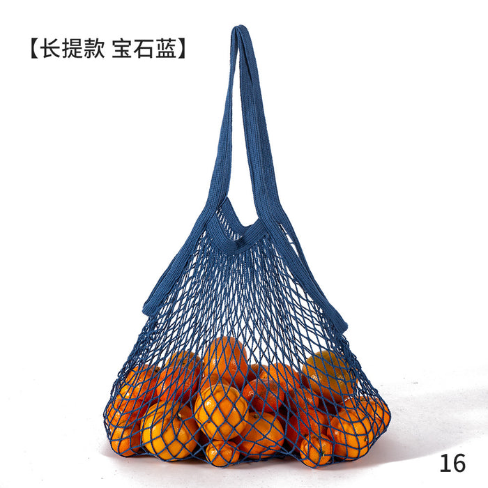 Wholesale Decoration Tote Bag Cotton Supermarket Vegetable and Fruit Net Pocket MOQ≥2 JDC-HB-ShenT001