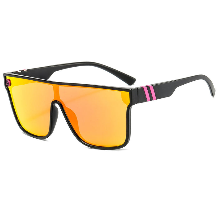 Wholesale Outdoor Cycling Glasses Large Frame Colorful Siamese One Piece JDC-SG-FeiW004