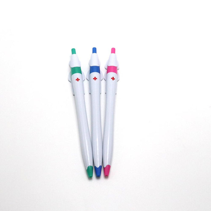 Wholesale Doctor Nurse Cartoon Plastic Ballpoint Pen MOQ≥10 JDC-BP-GeShang003