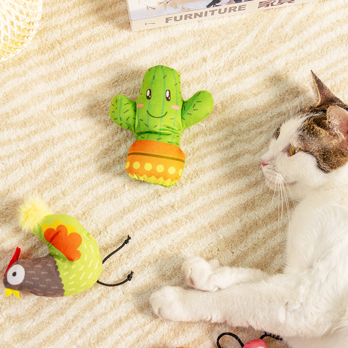 Wholesale Pet Toys Molar Plush Catnip Toys JDC-PT-JNi002