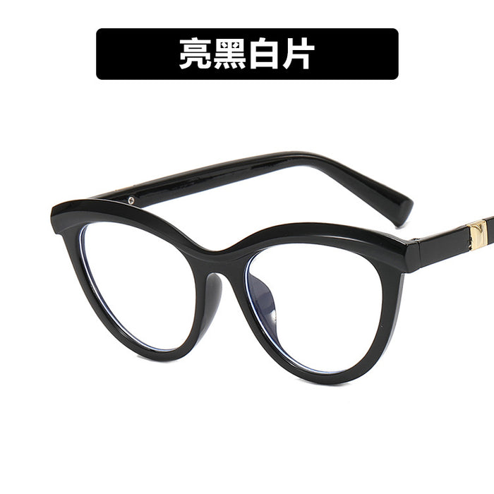 Wholesale cat eye sunglasses eyebrow retro personality concave shape JDC-SG-KD168