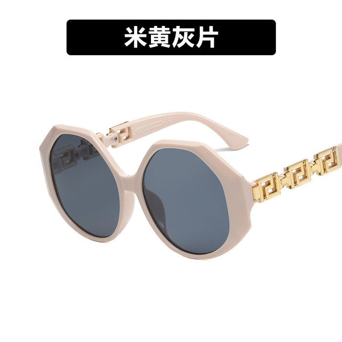 Jewelry WholesaleWholesale large box irregular vintage metal skeleton sunglasses JDC-SG-KD138 Sun Glasses 珂盾 %variant_option1% %variant_option2% %variant_option3%  Factory Price JoyasDeChina Joyas De China